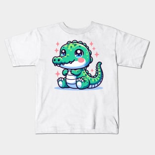 Sea Crocodile Cuteness Kids T-Shirt